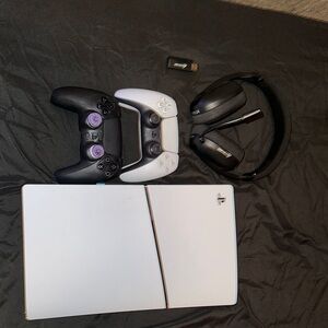 PlayStation 5 Console with Controllers and Headset